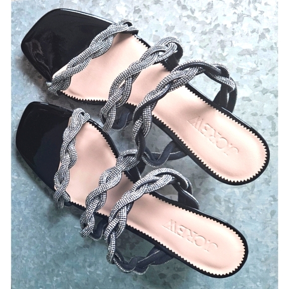 J.Crew Zadie strappy kitten heels with crystals - Picture 6 of 10